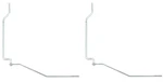 Oer Inner Door Lock Knob Rod Set For 1969 Pontiac Firebird And Chevy Camaro. Fixed Price $39.98.