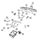Genuine Mopar Latch Reinforcement 68460306AA. Fixed Price $35.72.