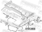 For Febest 17101-A8D2 Lid Lock Opening Drive Cable Si. Fixed Price $19.39.
