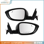 Pair Side View Mirror Power Heated Turn Signal Bsm For 18-22 Honda Accord Pin. Fixed Price $103.61.