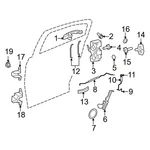 For Dodge Grand Caravan 2008-2020 68030653AA Front Door Lock Knob. Fixed Price $13.87.
