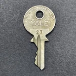 Vintage C1940S Yale 27 # 3-36 D Key Original Oem For Lock. Fixed Price $12.99.