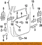 Chrysler Oem Lock -rear Door-rod Clip 4673358AF. Fixed Price $6.80.