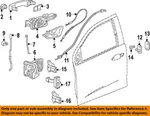 Gm Oem 03-26 Acadia Limited Rear Door Lock Hardware-striker Bolt 11518445. Fixed Price $17.28.