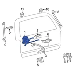 For Toyota 4RUNNER 1999-2002 6969035030 Rear Liftgate Lock Actuator. Fixed Price $428.66.
