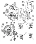 Genuine Mopar 2007-2018 Jeep Wrangler Door Handle Latch Front Right 55395530AA. Fixed Price $13.76.