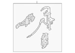 Genuine Ford Latch Assembly EK4Z-61264A00-V. Fixed Price $301.31.