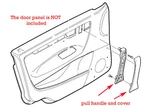 Interior Door Pull Handle 39986954 Dark Grey Volvo V70 XC70 S60 Driver's Fr. Fixed Price $69.95.
