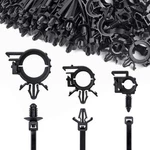Unigt 180PCS Nylon Universal Cable Tie Buckle, Push Mount Zip Black. Fixed Price $28.90.
