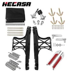 One Touch Opening Saddlebag Latch Lock Hardware Lids Cover Kit For Harley 14-24. Fixed Price $44.00.