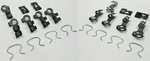 Lh & Rh Door Opening Rod/knob Clips! For 1968-1982 C3 Corvette Stingray Base Etc. Fixed Price $39.00.