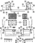 Genuine Mopar Latch Striker Spacer Left 68455191AA. Fixed Price $9.69.