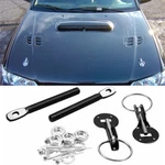Black Steel Hood Lock Pin Mount Security Hardware Latch Kit For Toyota Scion. Fixed Price $12.58.