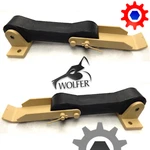 Each- Hood Latch Tan ; Mil. Hummer H1 12338909 2540-01-185-9530. Fixed Price $64.00.
