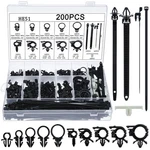 Funnymoom 200PCS Car Wire Loom Routing Clips Push Mount Cable Tie Assortment 15. Fixed Price $53.00.