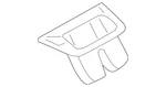 Genuine Audi Lift-gate Latch Cover 8W8-827-520. Fixed Price $7.66.