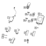 Mopar 68234958AA Keyless Entry Transmitter. Fixed Price $208.21.