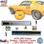 Front Outside Exterior Door Handles For 1970-1981 Pontiac Firebird/ Chevy Camaro. Fixed Price $32.84.