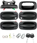Door Handle Set W Lock Cylinder Key For Chevy Silverado Gmc Sierra 1999 2007. Fixed Price $93.72.