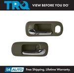Trq Power Locks Front Chrome & Taupe Inside Door Handle Pair Set For Civic Sedan. Fixed Price $24.95.