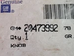 Nos Gm 20473992 1994-96 98-OLDSMOBILE Door Lock Knob Post Pin Also Buick. Fixed Price $5.00.