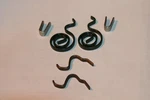 Pair 1933-1934 Ford Door Lock Latch Springs,remote Keepers. Fixed Price $38.00.