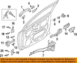 Hyundai Oem 18-22 Accent Front Door Lock Hardware-handle, Outside 82651H5050. Fixed Price $39.70.