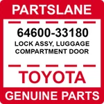 64600-33180 Toyota Oem Genuine Lock Assy, Luggage Compartment Door. Fixed Price $146.63.