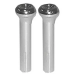 Plastic Door Lock Knobs, Smooth Chrome/pair 4021-491-70P. Fixed Price $16.82.
