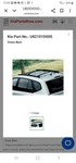 Kia Oem Crossbars Rondo New In Box U8210 1D000 2007 2008. Fixed Price $99.00.