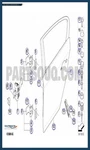 Bmw 325I Operating Rod Door Front Right Left 51217059906. Fixed Price $94.87.