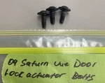 2009 Saturn Vue Passenger Right Rear Door Lock Actuator Bolts. Fixed Price $12.95.