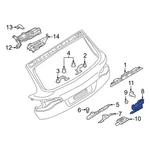 For Audi Q7 2010-2015 4F9827505A Rear Liftgate Latch. Fixed Price $219.24.