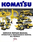 Komatsu-service Repair Manual-operation & Maintenance Manual-all Models. Fixed Price $26.00.