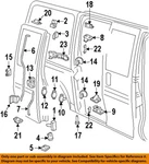 Gm Oem 96-25 Express 1500 Side Loading Door Lock Hardware-striker 15959213. Fixed Price $39.49.