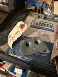 1959 1960 1961 Ford Aux Door Lock Striker Plate B9A-6422015-A. Fixed Price $8.00.