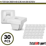 30PCS White Fasteners Adjusting Nut For Gm 3921446 Used With 6.35 MM-28 Screw. Fixed Price $11.99.