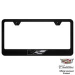 Cadillac V-series Laser Etched Logo Black License Plate Frame. Fixed Price $37.95.