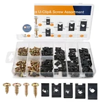 Gooacc 170PCS Car U-clip And Screw,. Fixed Price $18.53.