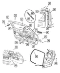 Genuine Mopar 2001-2004 Jeep Grand Cherokee Liftgate Lock Actuator 5018479AB. Fixed Price $126.35.