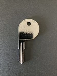 60714724 Alfa Romeo 105/115 P Key Blank N8/9 Door - Aftermarket By Ilco Nos. Fixed Price $34.90.
