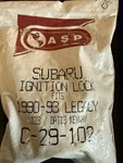 Nos Subaru Legacy 1990-1993 Ignition Lock Asp # C-29-102. Fixed Price $129.00.