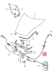 Genuine Porsche 911 Boxster Carrera Lid Lock Cable Lhd 99651101701. Fixed Price $119.25.