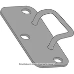 Genuine Gm Rear Side Door Latch Lower Striker 15959213. Fixed Price $38.53.