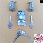 2999444 Nos Mopar 1970 1971 Lockset With Chrome Finish Doors & Ignition. Fixed Price $210.00.