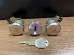 1974 - Early 90'S Vintage Gm Door Lock Set, Strattec # 609730 (608215), Nos Oem. Fixed Price $62.95.