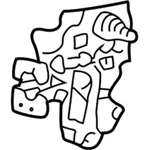 Genuine Ford Sliding Door Latch 5F2Z-17264A00-B. Fixed Price $147.55.
