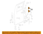 Gm Oem 00-07 Sierra 1500 Classic Rear Door Hardware-hinge 12476249. Fixed Price $93.15.