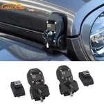 Locking Hood Latch Catch W/lock For 18+ Jeep Wrangler Jl Jt Accessoires. Fixed Price $34.99.