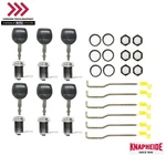Knapheide 26100388, Set Of (6) Replacement Lock & Key Kit For Rotary Latches,. Fixed Price $291.95.